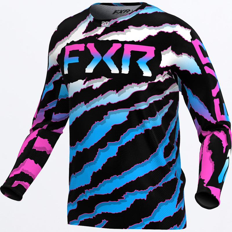 Chargez l'image dans la visionneuse de la galerie, Podium_Jersey_YTH_Shred_243309-_4094_front
