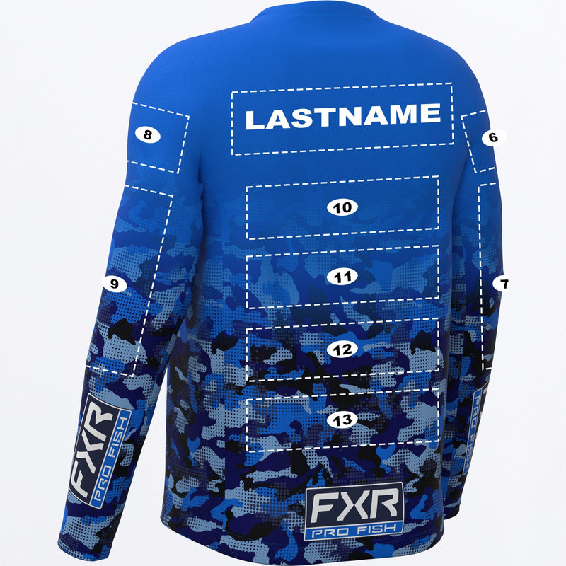 Chargez l'image dans la visionneuse de la galerie, MCustomDerbyDriftCamoAirUPF_Longsleeve_Cobalt_SKU_262053-_4000_Extra
