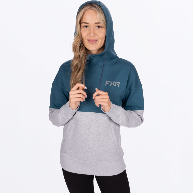 Chargez l'image dans la visionneuse de la galerie, StripePO_Hoodie_W_DarkSteelGreyHeather_242218-_0307_side
