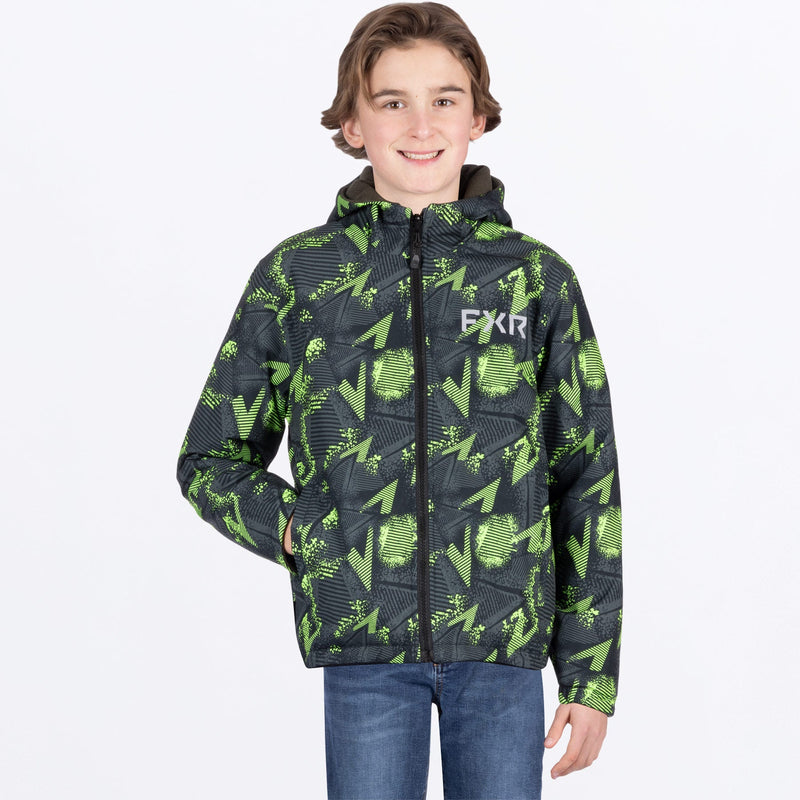 Chargez l'image dans la visionneuse de la galerie, YthRideReversible_Jacket_LimeHazzardGrey_SKU_242202-_7105_Front
