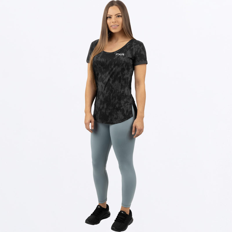 Chargez l'image dans la visionneuse de la galerie, Lotus_Active_Tshirt_W_BlackFiber_232255-_1200_frontFull
