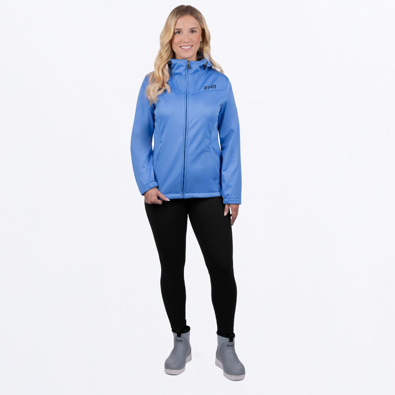 Chargez l'image dans la visionneuse de la galerie, RidgeSoftshell_Jacket_W_TranquilBlue_242200-_4000_frontFULL
