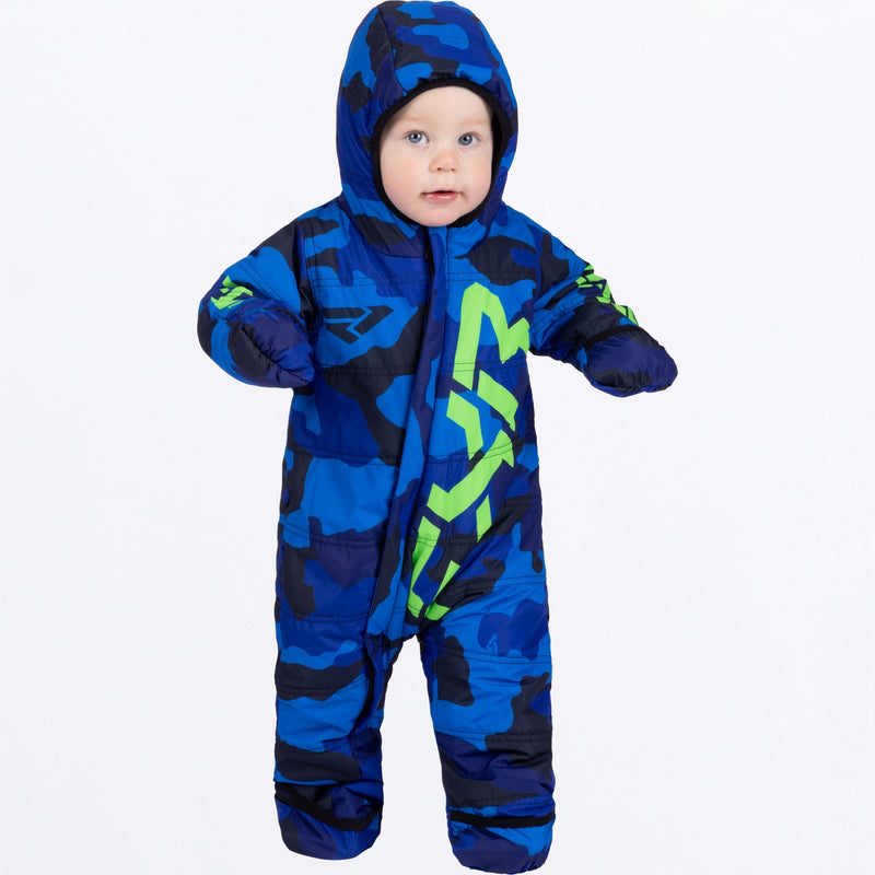 Chargez l'image dans la visionneuse de la galerie, InfantCX_Snowsuit_Y_BlueCamoLime_251510-_4100_front
