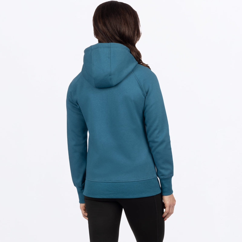 Chargez l'image dans la visionneuse de la galerie, DiamondZip_Hoodie_W_DarkSteel_251220-_0300_back**hover**
