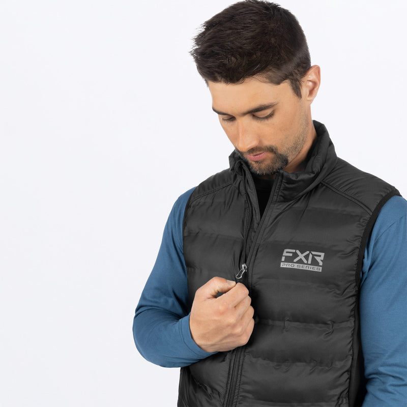 Chargez l'image dans la visionneuse de la galerie, PodiumHybridQuilted_Vest_M_Black_241104-_1000_Detail
