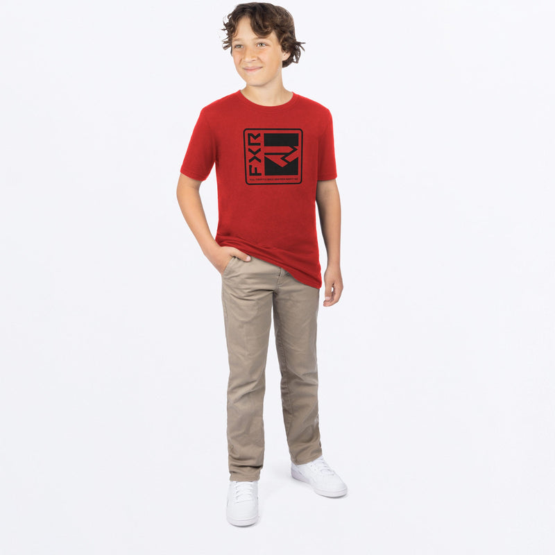 Chargez l'image dans la visionneuse de la galerie, BroadcastPrem_TShirt_Y_RedHeatherBlack_241532-_2110_fullbody
