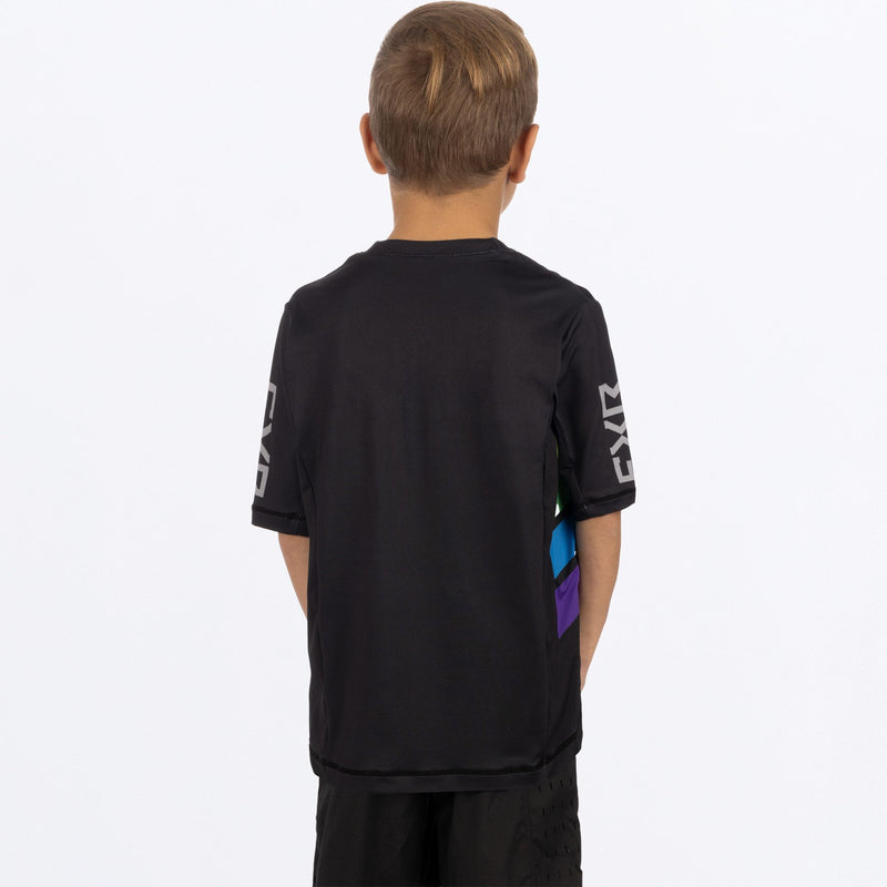 Chargez l'image dans la visionneuse de la galerie, ProFlex_UPF_SS_Jersey_Y_Black_232231_1000_back
