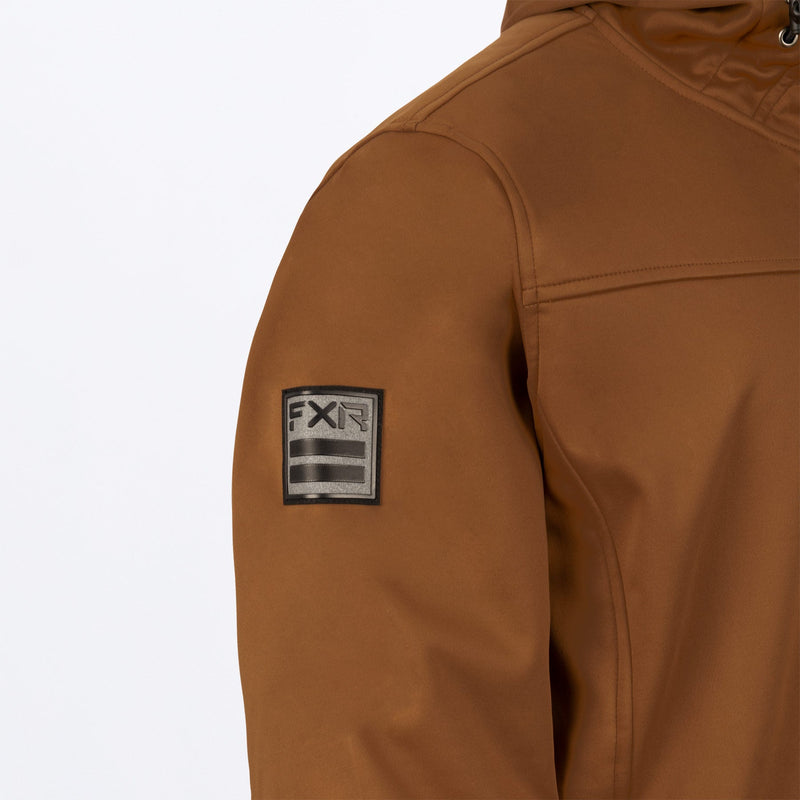Chargez l'image dans la visionneuse de la galerie, Hydrogen_SoftshellHoodie_Copper_232070-_1900_ArmDetail
