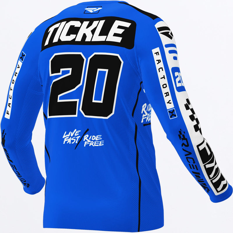 Chargez l'image dans la visionneuse de la galerie, PodiumGladitor_Jersey_YTH_BlueBlk_243309-_4010_back
