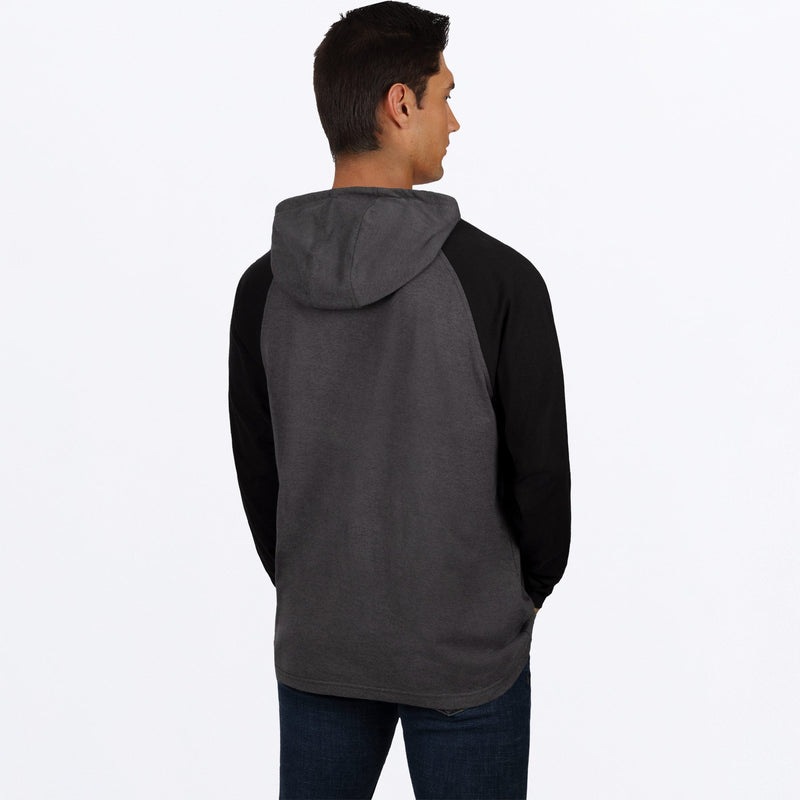 Chargez l'image dans la visionneuse de la galerie, TrainerPremiumPOHoodie_M_CharHeatherInferno_231323-_0626_back
