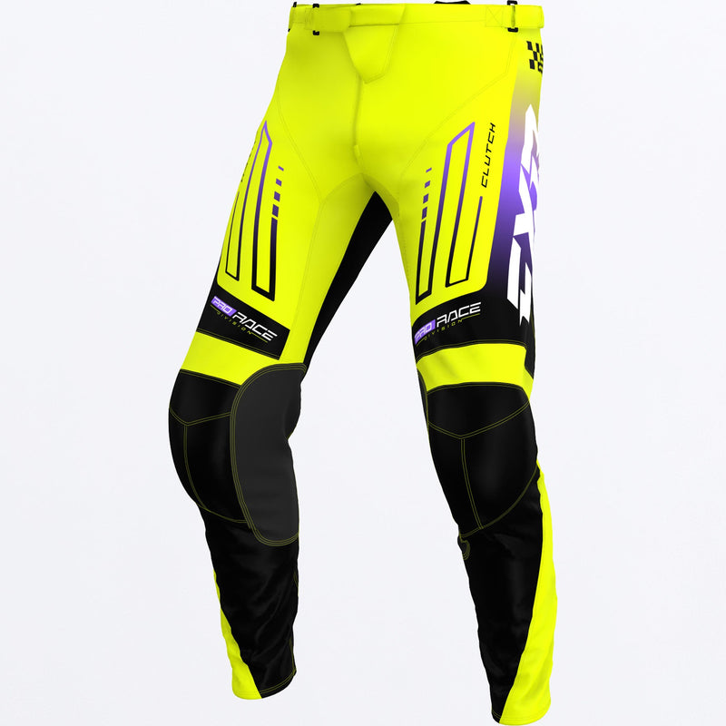 Chargez l'image dans la visionneuse de la galerie, YthClutchMX_Pant_HiVisBlackPurple_SKU_263355-_6510_Front
