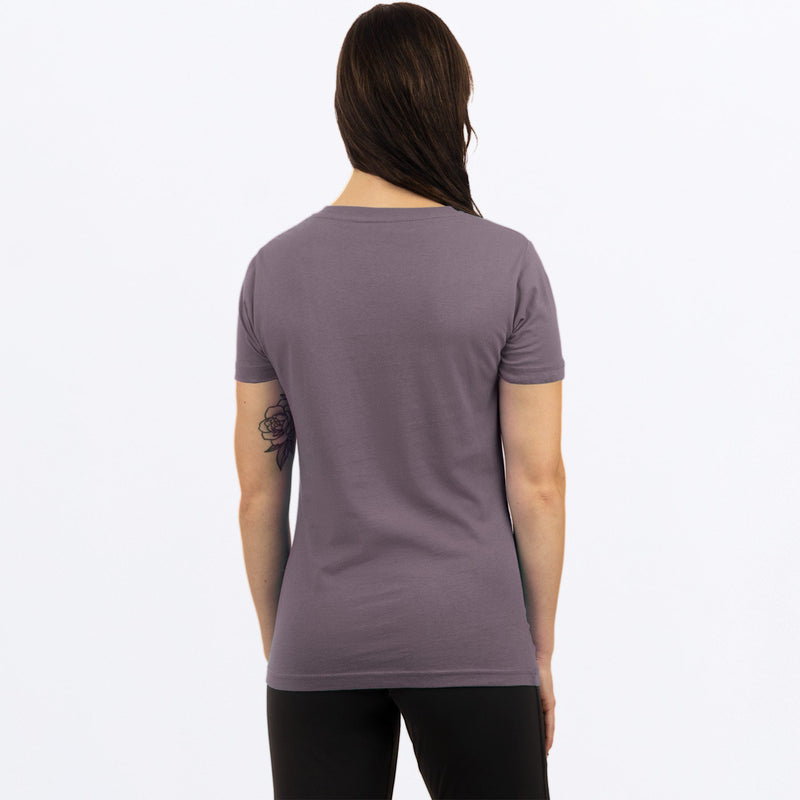 Chargez l'image dans la visionneuse de la galerie, Podium_Premium_TShirt_W_MutedGrapeBlack_232227_8410_back
