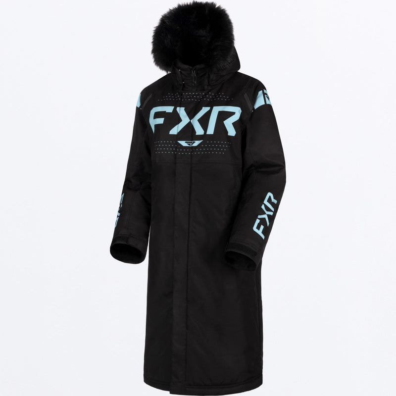 Chargez l'image dans la visionneuse de la galerie, WWarm-Up_Coat_BlackMauiBlue_SKU_260230-_1043_Front
