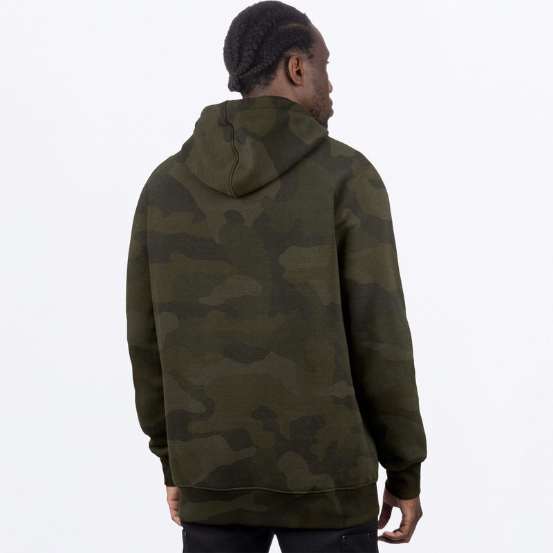 Chargez l'image dans la visionneuse de la galerie, EmblemCottonPO_Hoodie_M_ArmyCamo_251156-_7600_back
