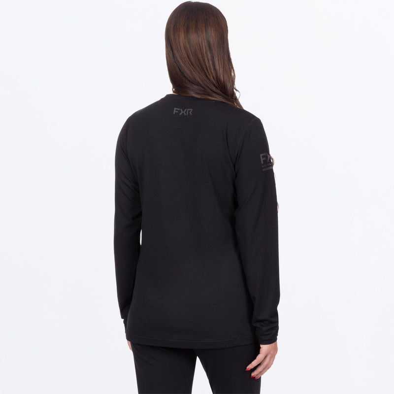 Chargez l'image dans la visionneuse de la galerie, WSurgeBamboo_Longsleeve_Black_SKU_271458-_1000_Extra
