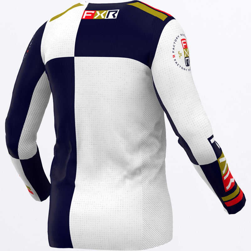 Chargez l'image dans la visionneuse de la galerie, PodiumProBattalion_MXJersey_NavyWhiteRed_243332-_4501_back
