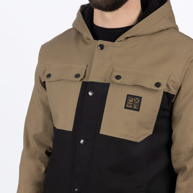 Chargez l'image dans la visionneuse de la galerie, UnisexRoughneckCanvas_Jacket_CanvasBlack_SKU_242061-_1510_Extra4

