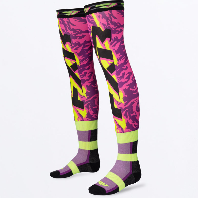 Chargez l'image dans la visionneuse de la galerie, Riding_Sock_PinkPurpleHiVis_SKU_273450-_9580_Front
