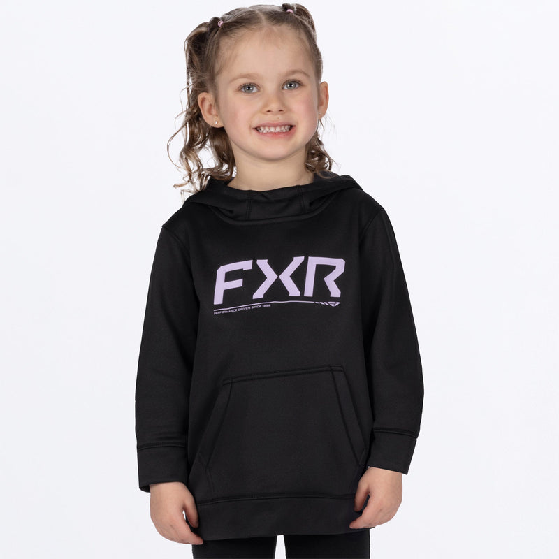 Chargez l'image dans la visionneuse de la galerie, ToddlerHydrogenTechPO_Hoodie_BlackLavender_SKU_262213-_1087_Front
