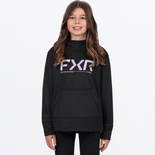 YthHydrogenTechPO_Hoodie_BlackLavender_SKU_262212-_1087_Front