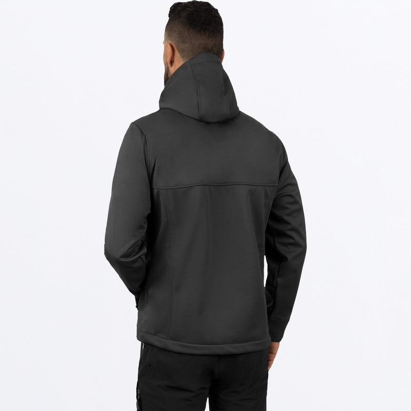 Chargez l'image dans la visionneuse de la galerie, Hydrogen_SoftshellHoodie_M_Asphalt_232070-_0800_back
