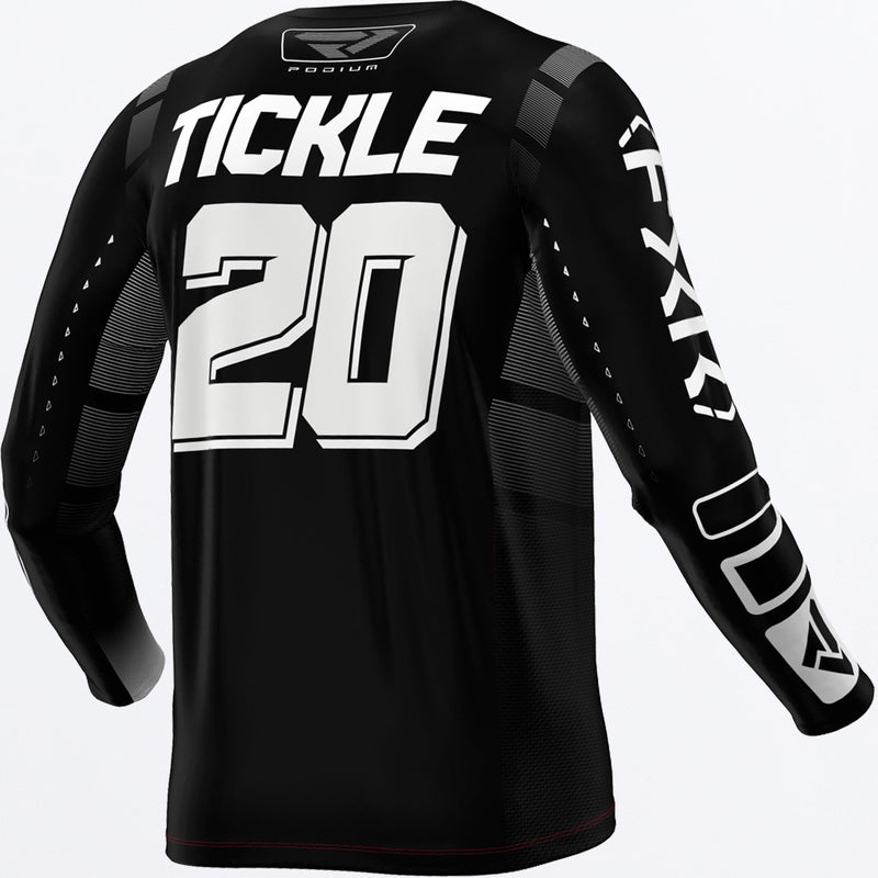 Chargez l'image dans la visionneuse de la galerie, CustomPodium_MXJersey_YTH_BlkWhite_253309-_1001_Extra
