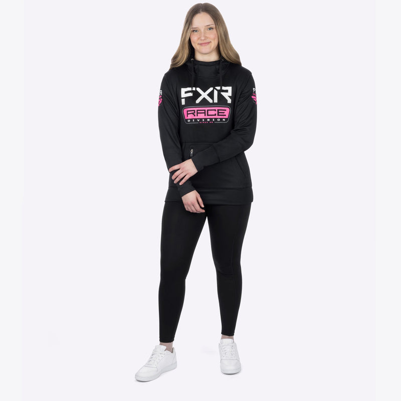 Chargez l'image dans la visionneuse de la galerie, RaceDivTech_PO_Hoodie_W_BlackEPink_241213-_1094_FrontFullBody2-copy
