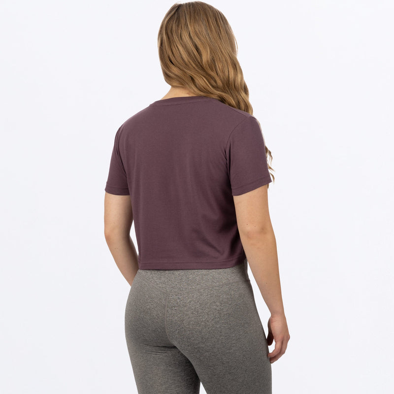 Chargez l'image dans la visionneuse de la galerie, Align_CropTShirt_W_MutedGrape_232235-_8400_back
