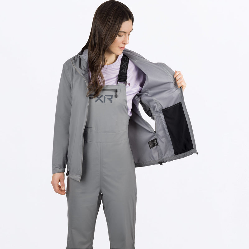 Chargez l'image dans la visionneuse de la galerie, AdventureLiteTriLaminate_Jacket_W_Grey_242206-_0500_Side2
