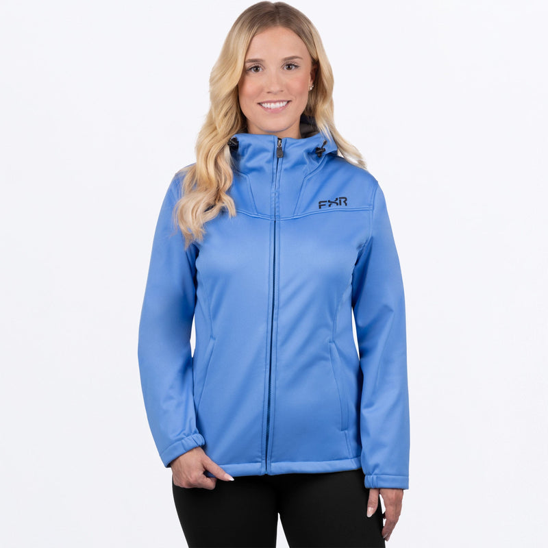 Chargez l'image dans la visionneuse de la galerie, RidgeSoftshell_Jacket_W_TranquilBlue_242200-_4000_front
