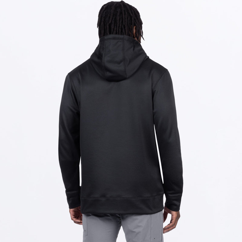Chargez l'image dans la visionneuse de la galerie, ProFishTech_PO_Hoodie_M_BlackRed_252037-_1020_back
