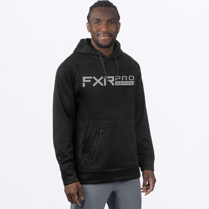 Chargez l'image dans la visionneuse de la galerie, Pro_Tech_POHoodie_M_BlackGrey_241119-_1005_front
