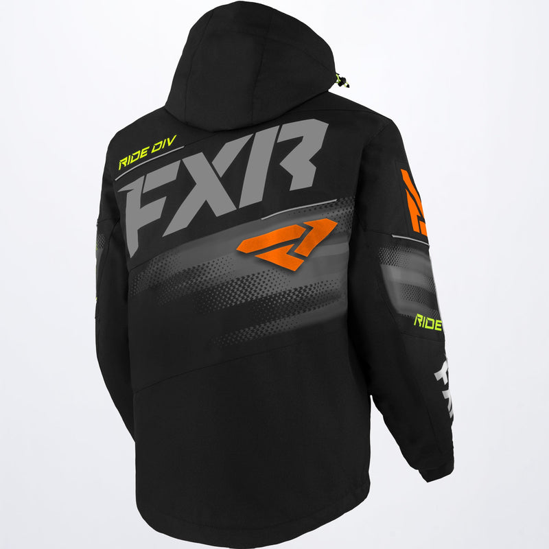 Chargez l'image dans la visionneuse de la galerie, BoostFX_Jacket_M_BlackHiVisOrange_230026-_6530_back
