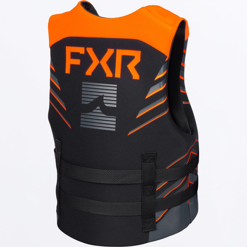 Chargez l'image dans la visionneuse de la galerie, Podium_LifeJacket_Yth_BlkOrange_241971-_1030_back
