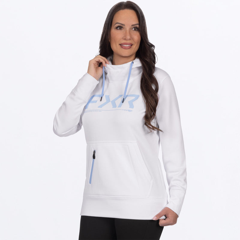 Chargez l'image dans la visionneuse de la galerie, WHydrogenTechPO_Hoodie_WhiteMauiBlue_SKU_262216-_0159_Front
