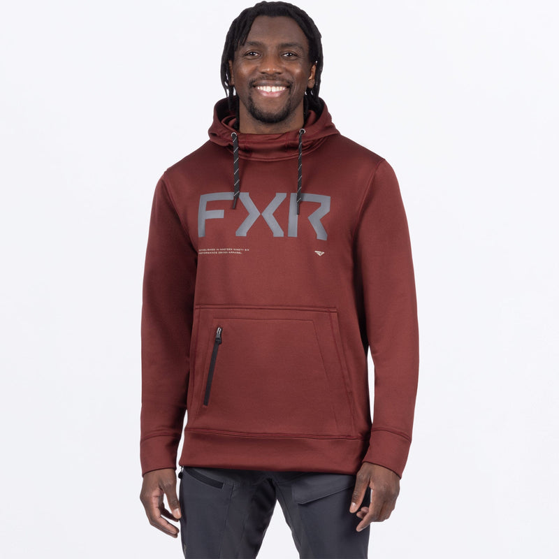 Chargez l'image dans la visionneuse de la galerie, HydrogenTech_PO_Hoodie_M_OxbloodAsphalt_252038-_2708_front
