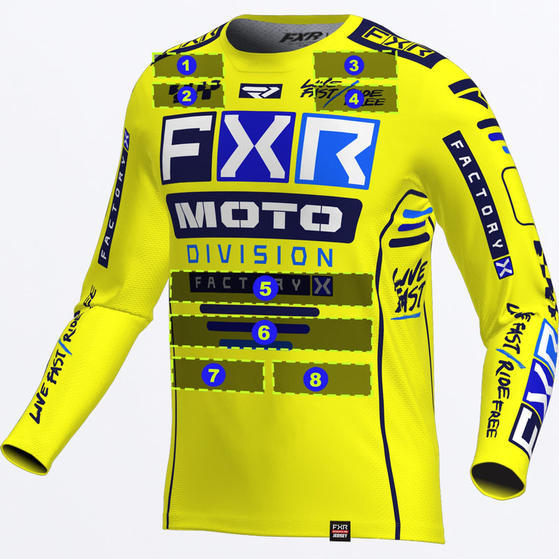 Chargez l'image dans la visionneuse de la galerie, Custom_PodiumProGladiator_MXJersey_YellNavyBlue_243395-_6045_fronts
