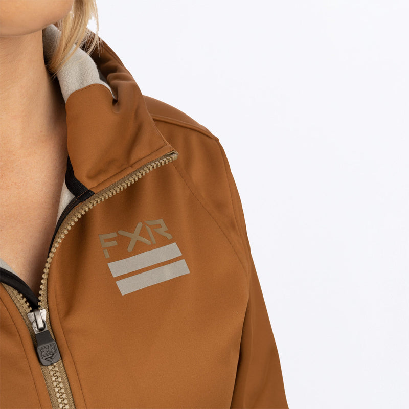 Chargez l'image dans la visionneuse de la galerie, Ridge_Softshell_Hoodie_W_CopperCanvas_232200-_1915_frontDetail
