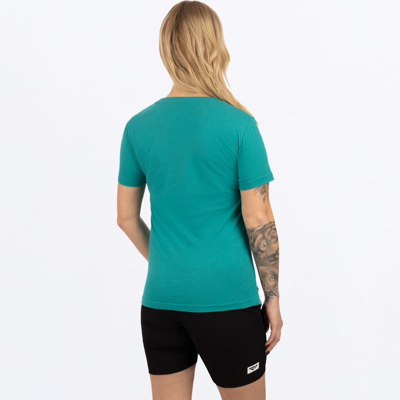 Chargez l'image dans la visionneuse de la galerie, Podium_Premium_TShirt_W_TealBone_232227_5501_back

