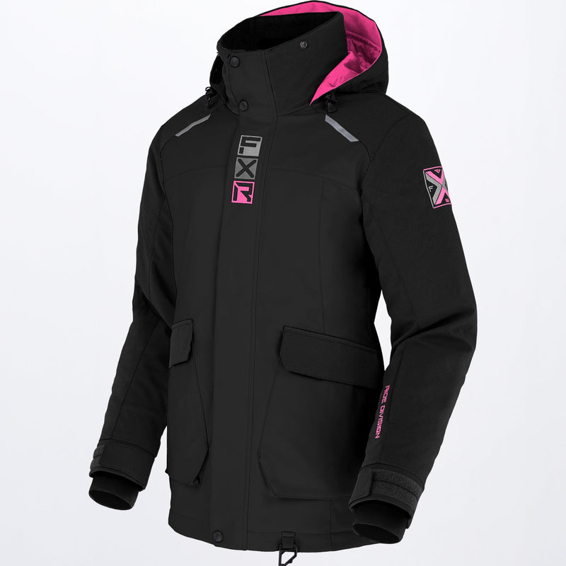 Chargez l'image dans la visionneuse de la galerie, Aerial_Jacket_W_BlackEPink_210251-_1094_Front (1)
