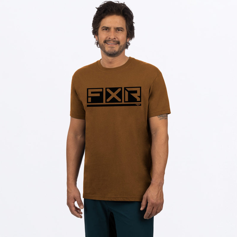 Chargez l'image dans la visionneuse de la galerie, Podium_Premium_T-Shirt_M_CopperBlack_232071_1910_front
