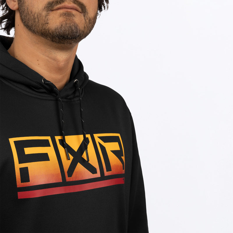 Chargez l'image dans la visionneuse de la galerie, PodiumTech_POHoodie_M_BlackFlame_232038-_1023_FrontDetail
