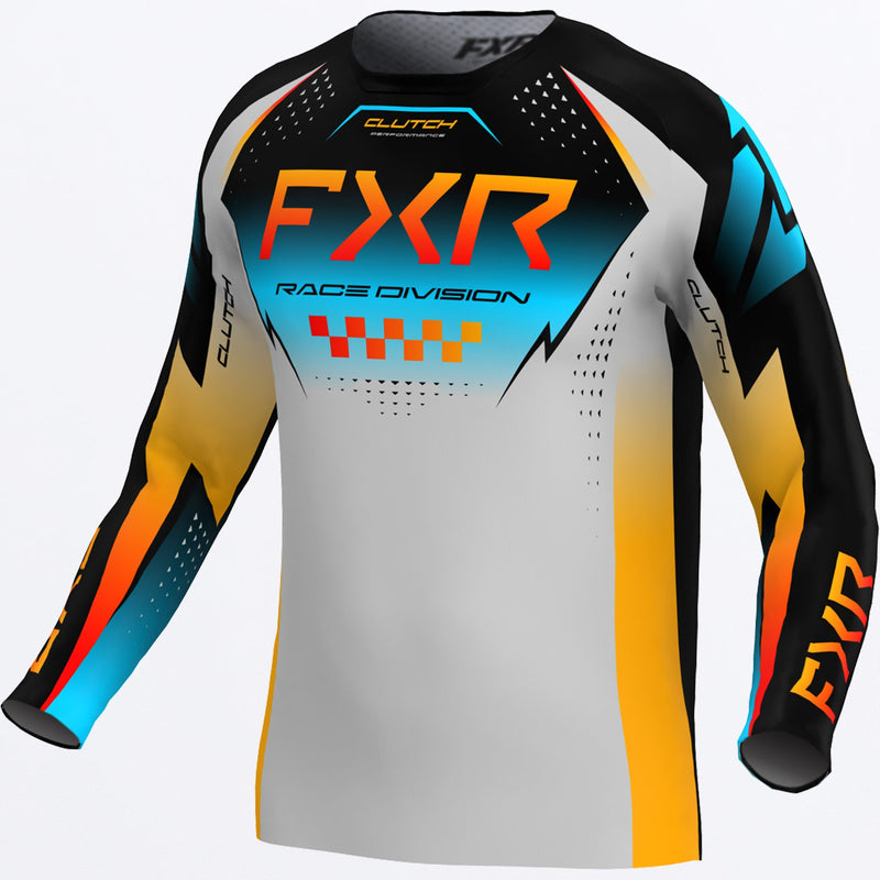 Chargez l'image dans la visionneuse de la galerie, YthClutchMX_Jersey_GreySkyOrange_SKU_263306-_0553_Front
