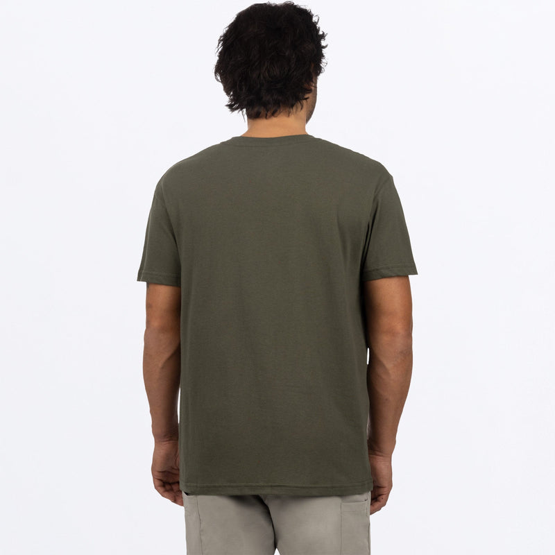 Chargez l'image dans la visionneuse de la galerie, Excursion_premium_T-Shirt_M_ArmyBlack_232064_7510_back

