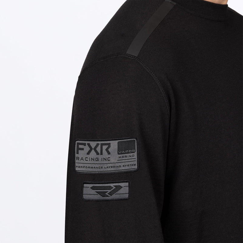 Chargez l'image dans la visionneuse de la galerie, MVaporMerino_Longsleeve_Black_SKU_271323-_1000_Extra3
