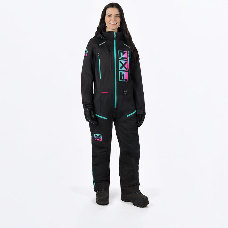 Chargez l'image dans la visionneuse de la galerie, WRecruitLite_Monosuit_BlackMintEPinkFade_SKU_232912-_1052_Front
