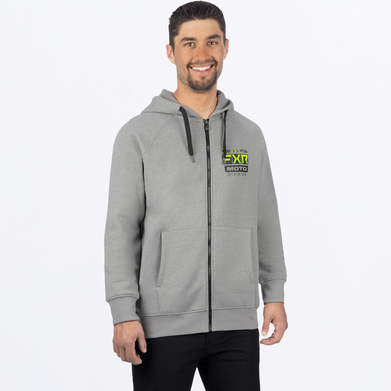 Chargez l'image dans la visionneuse de la galerie, Gladiator_Hoodie_M_GreyHeatherGlowstick_241158-_0771_front
