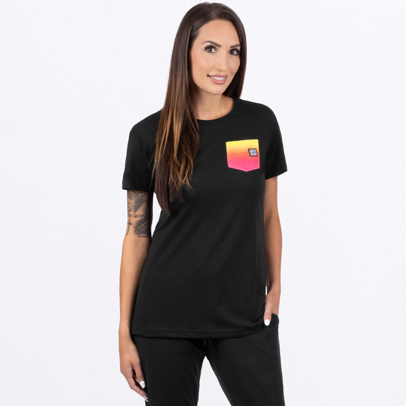 Chargez l'image dans la visionneuse de la galerie, WorkPocket_PremiumTShirt_W_BlackSunrise_242222-_1036_front

