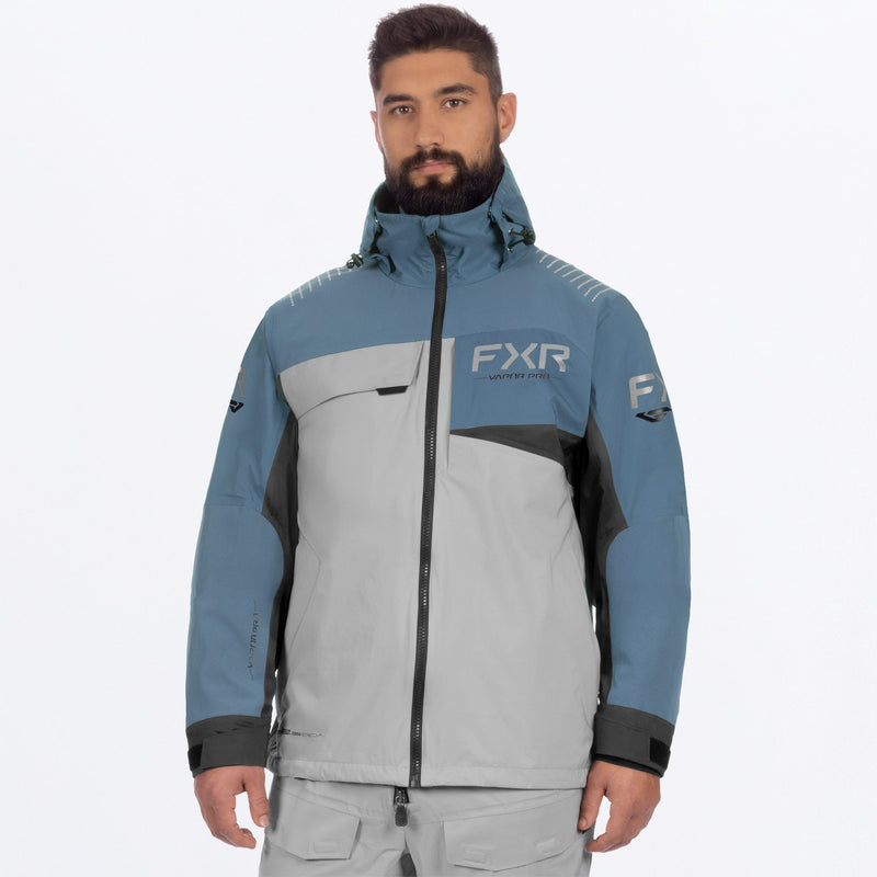 Chargez l'image dans la visionneuse de la galerie, MVaporProTri-Laminate_Jacket_SteelGrey_SKU_262041-_0305_Front
