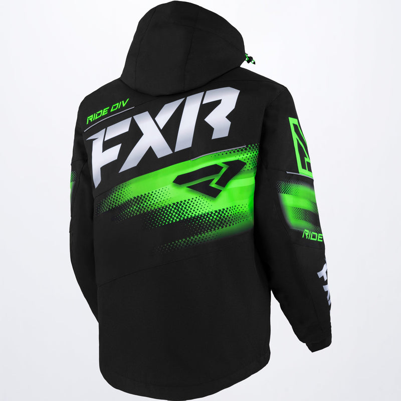 Chargez l'image dans la visionneuse de la galerie, BoostFX_Jacket_M_BlackLime_230026-_1070_back
